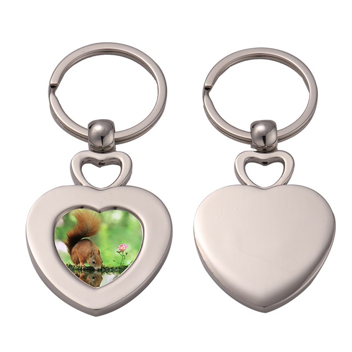 Cute Heart Photo Frame Keychain_Giftarget Inc