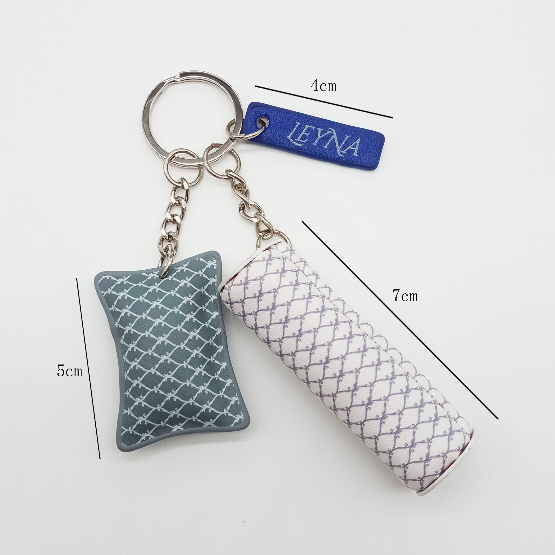 PU Leather Pillow Keychain_Giftarget Inc