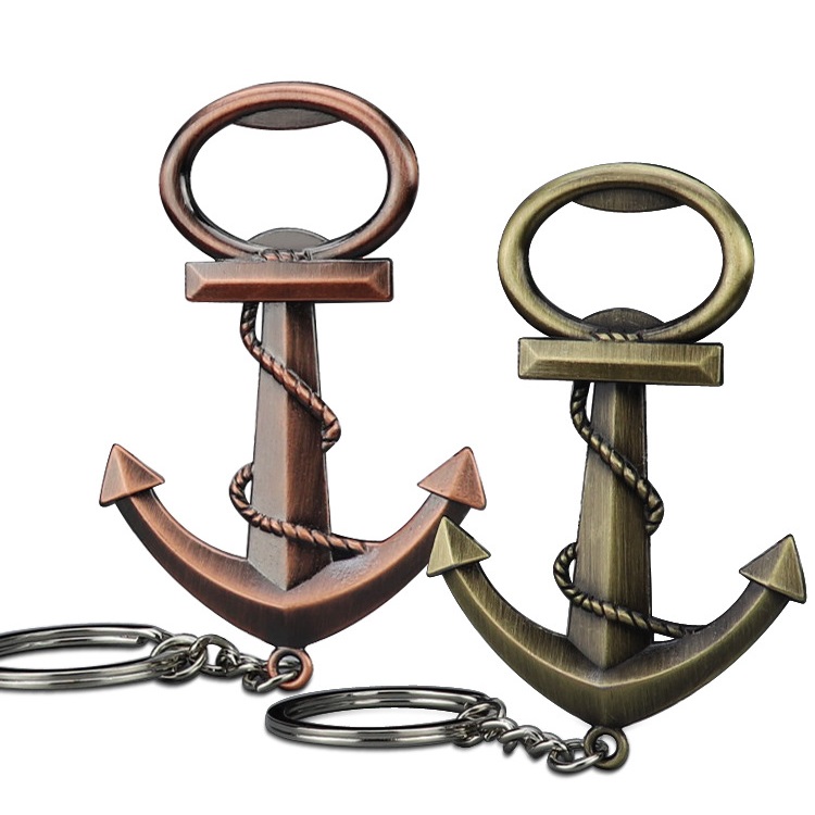 Anchor Shape Bottle Opener Keychain_Giftarget Inc