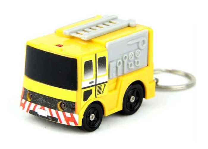 Fire Truck LED Sound Keychain_Giftarget Inc