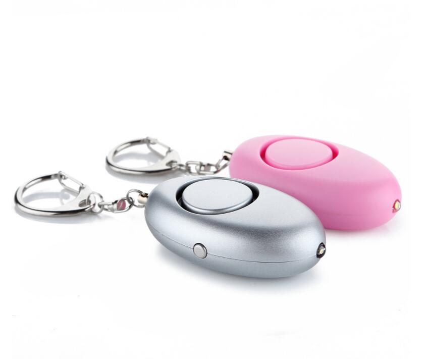 Oval Shape Safety Alarm LED Keychain_Giftarget Inc