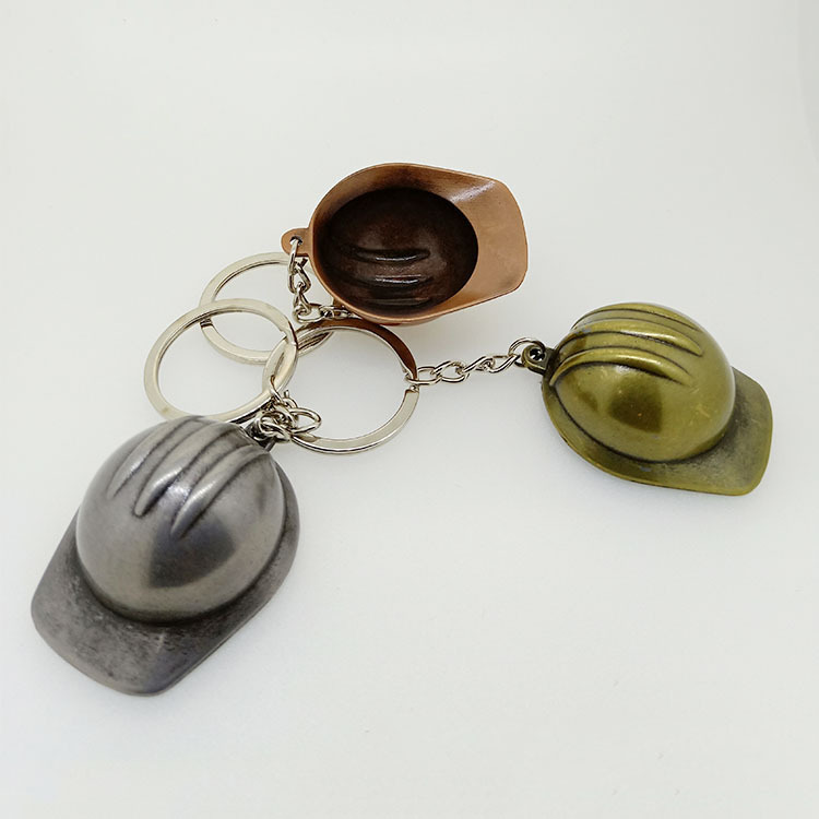 Metal Hard Hat Keychain_Giftarget Inc
