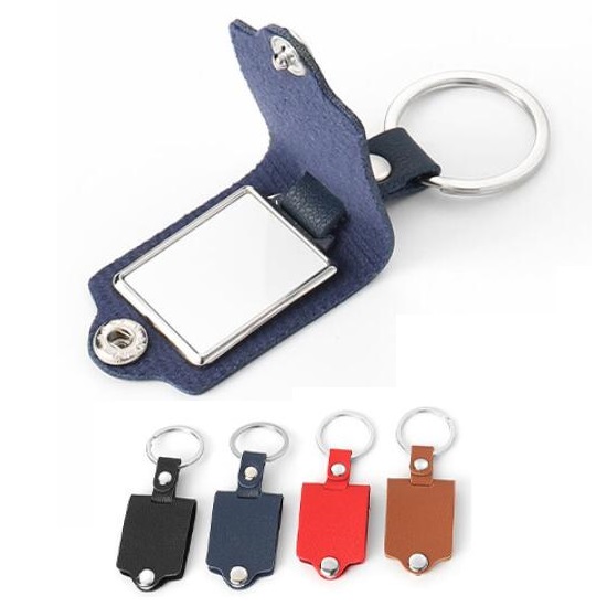 Leather Photo Frame Keychain_Giftarget Inc