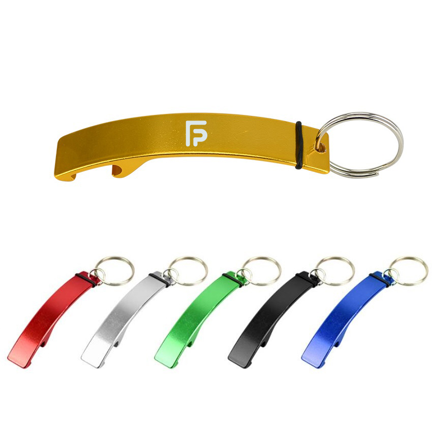 Curve Bottle Opener Keychain_Giftarget Inc