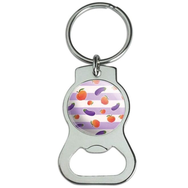Metal Round Bottle Opener Keychain_Giftarget Inc
