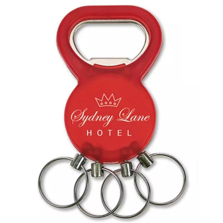 Multi Ring Bottle Opener Keychain_Giftarget Inc
