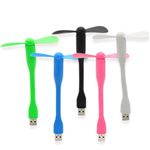 Portable flexible USB fan