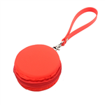 Round Silicone Coin Purse w/ Strap