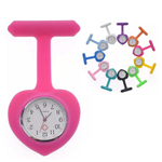Heart Shape Silicone Nurse Watch