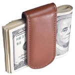 Magnetic Leatherette Money Clip
