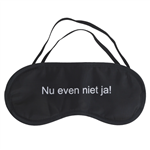 Polyester sleep mask