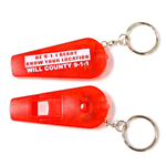 Whistle LED Keychain