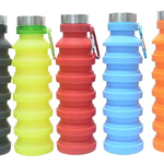 18 Oz Foldable Silicone Water Bottle
