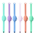 Sanitizer Silicone Wristband w/ Flip Cap