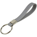 Debossed Silicone Wristband Keychain