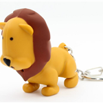 Lion LED Sound Keychain